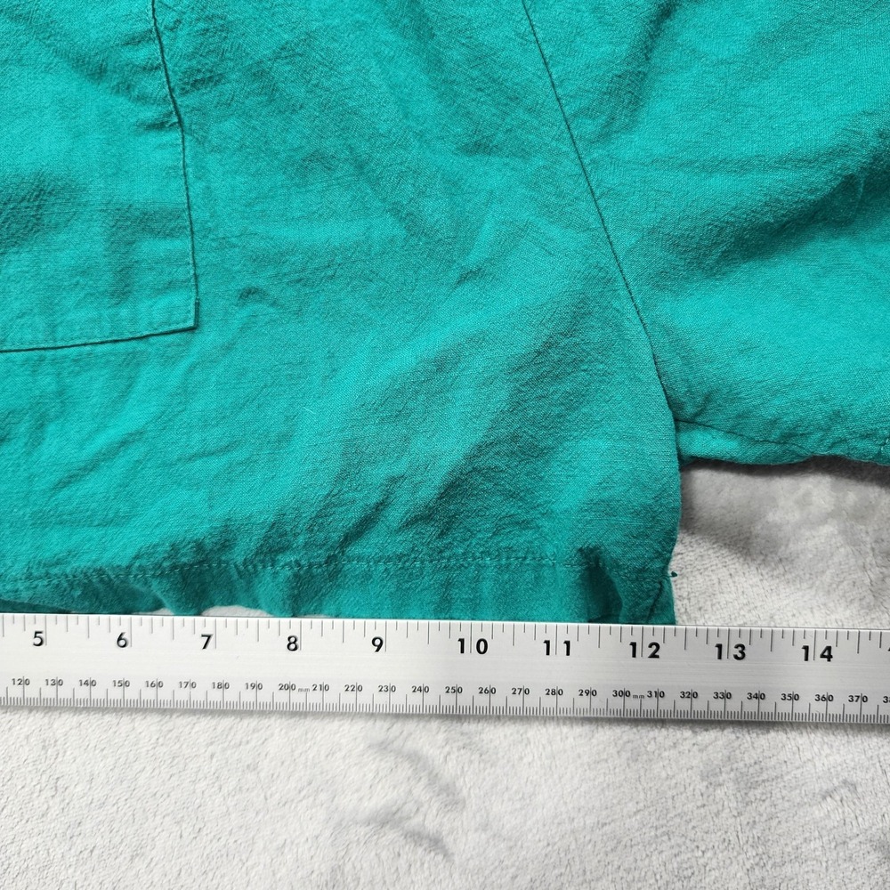 Beyove Shorts Womens L Green Gauze Cotton Sweat Elastic Waist Casual Summer - Picture 10 of 11